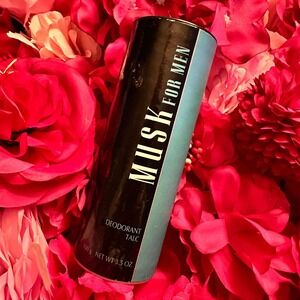 Avon Musk For Men Deodorant Talc 3.5 oz Vintage Body Powder New Unopened